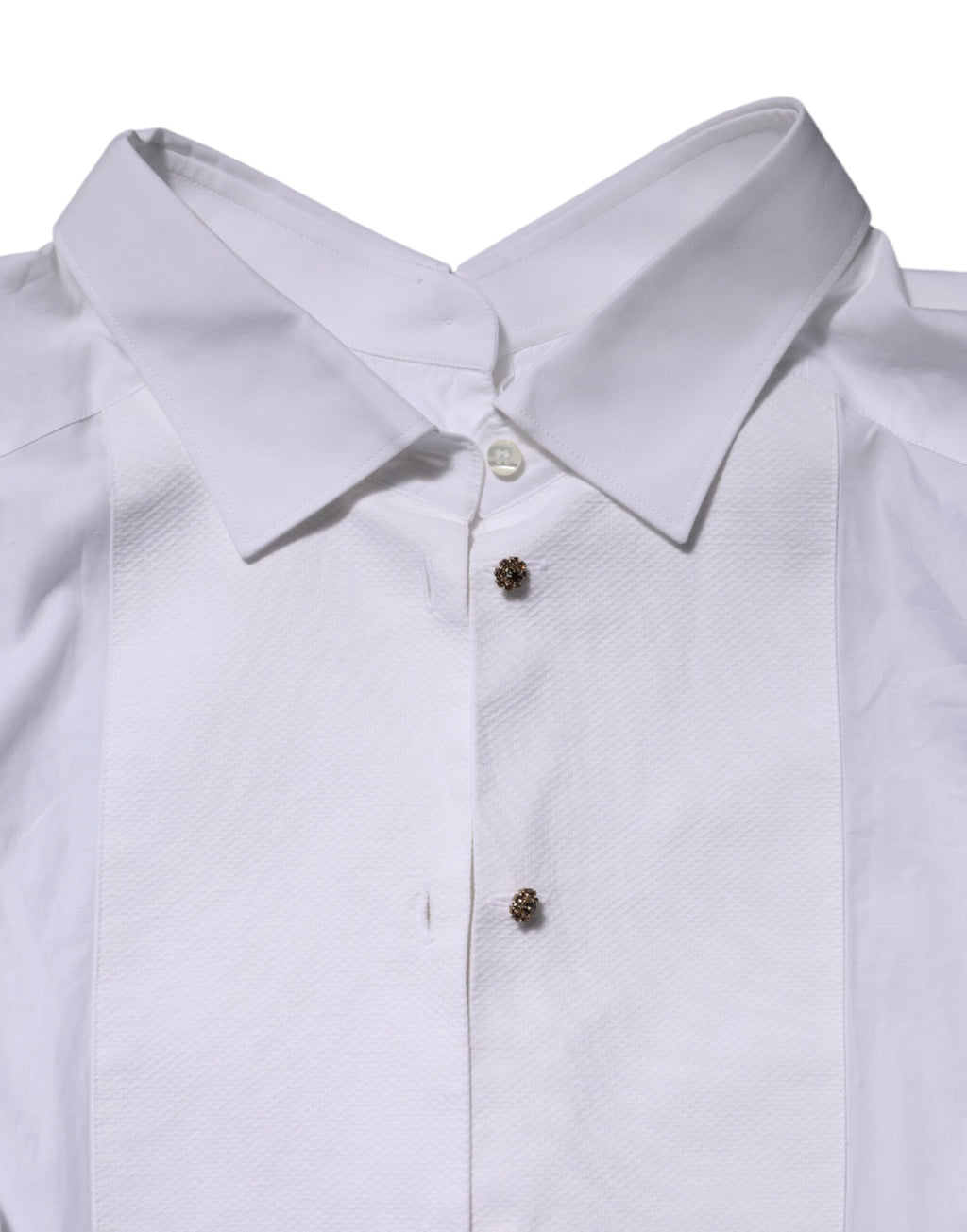 White Cotton Long Sleeves Formal Top Shirt