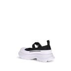 Black Rubber Ballet Flats