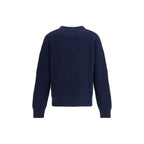 Blue Fleece Wool Sweatshirt