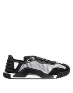 Black Logo Lace Up Low Top NS1 Sneakers Shoes