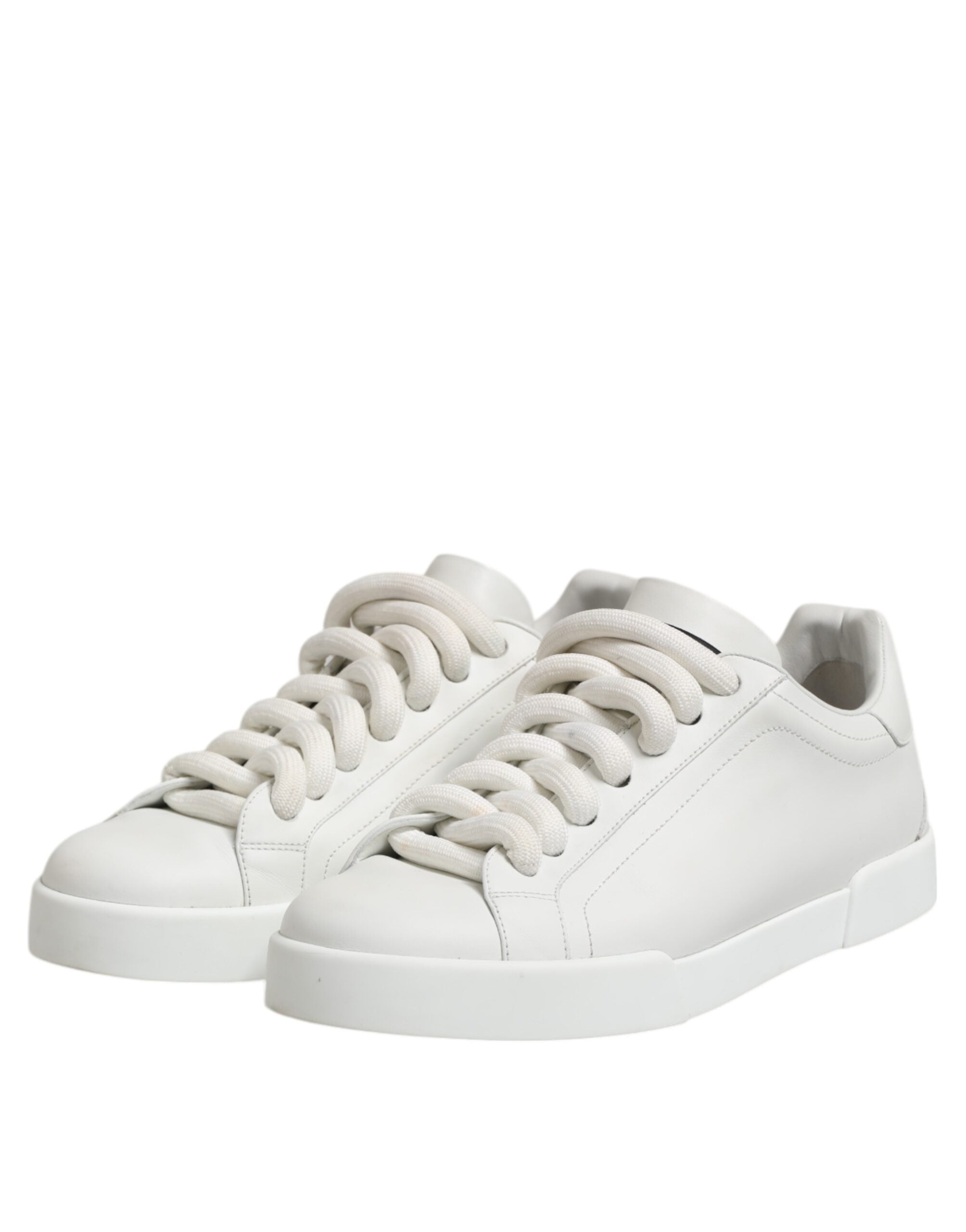 White Logo Lace Up Low Top Men Sneakers Shoes