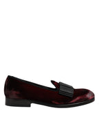 Red Velvet Men Slip On Loafers Dress Shoes