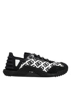 Black Logo Lace Up Low Top NS1 Sneakers Shoes