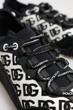 Black Logo Lace Up Low Top NS1 Sneakers Shoes