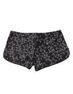 Black Star Print Beachwear Shorts Swimwear