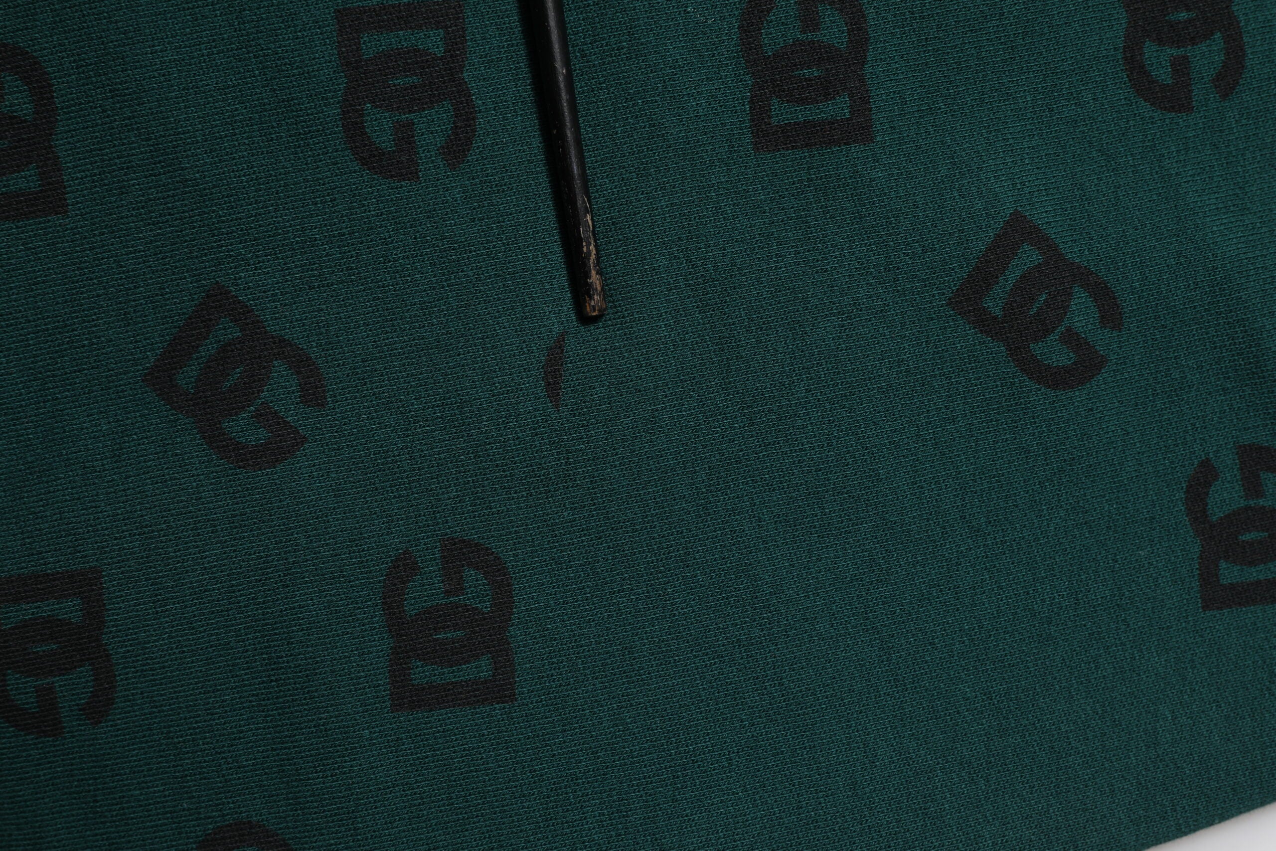 Green Logo Print Jogger Men Sweatpants Pants