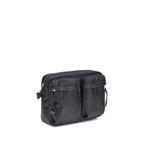 Black Polyester Shoulder Bag
