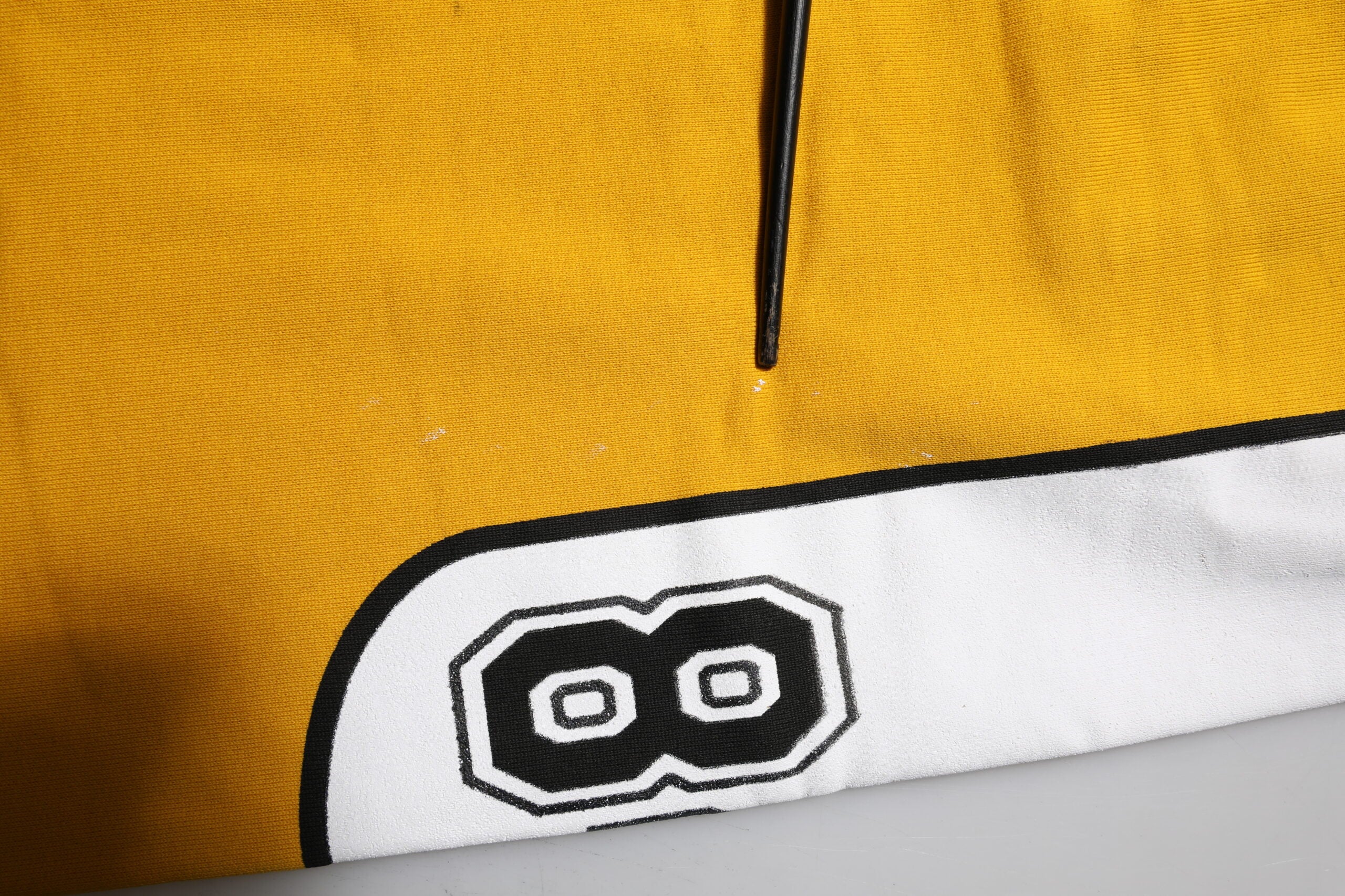 Yellow Cotton Drawstring Jogger Pants