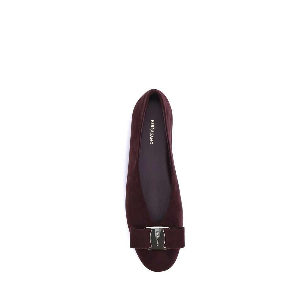 Bordeaux Goatskin Ballet Flats