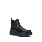 Black Calf Leather Bos Taurus Chelsea Boots