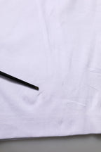 White Cotton Graphic Print Crew Neck T-shirt