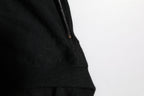 Black Cashmere Crewneck Men Pullover Sweater