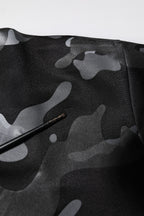 Black Camouflage Pullover Sweatshirt Sweater