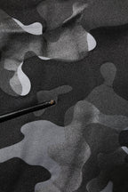 Black Camouflage Pullover Sweatshirt Sweater