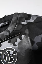 Black Camouflage Pullover Sweatshirt Sweater