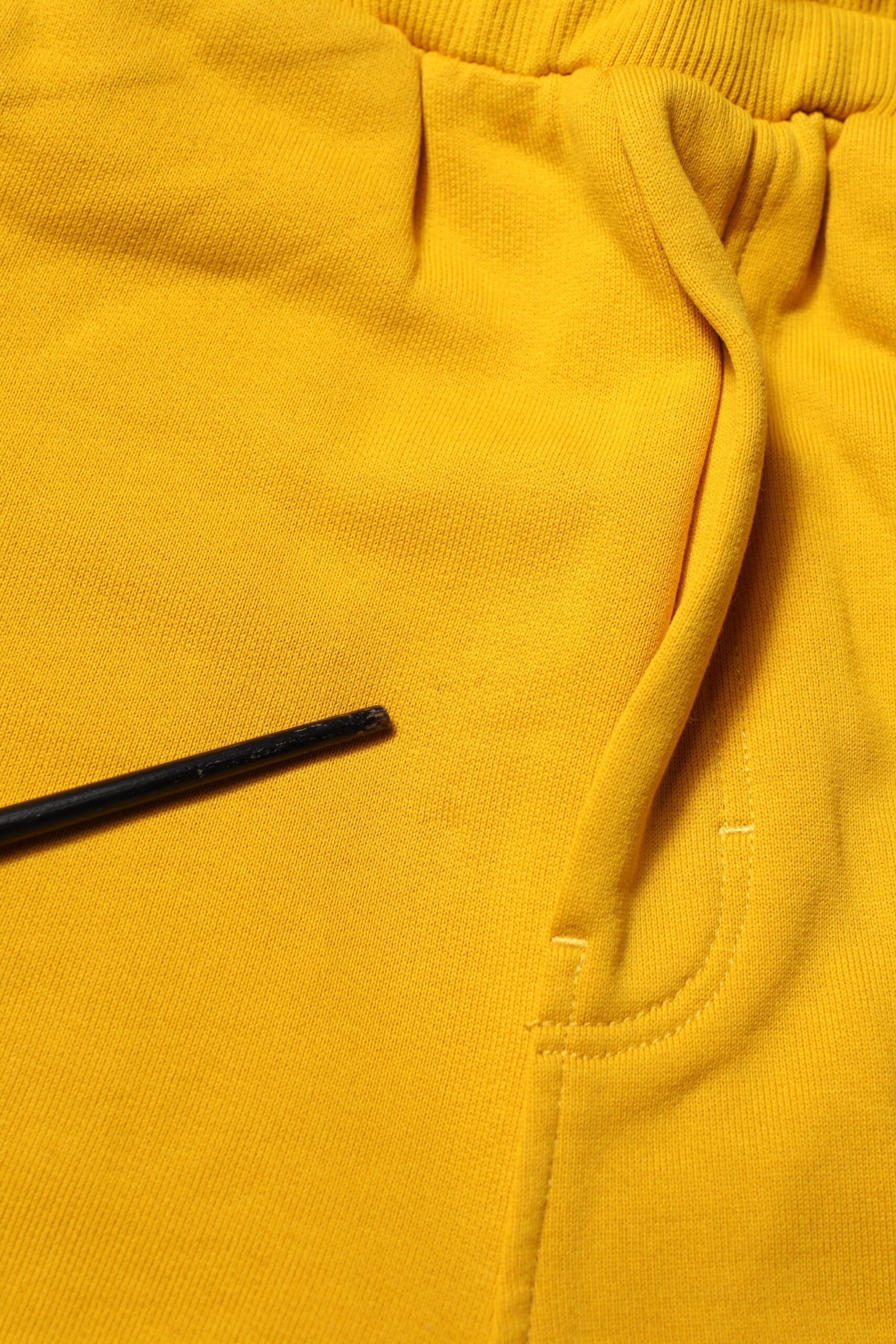 Yellow Cotton Sweatpant Jogger Trouser Pants