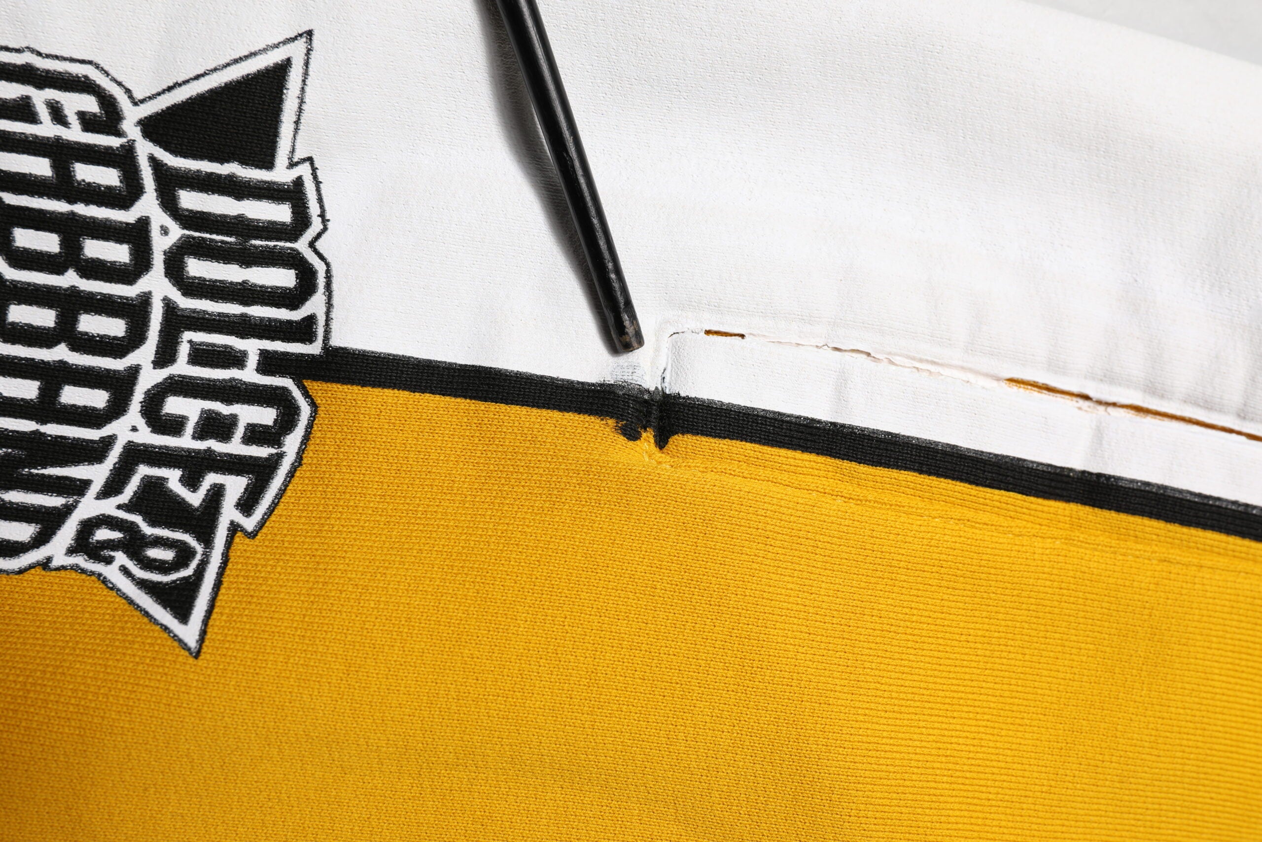 Yellow Cotton Printed Sweatpants Jogger Pants