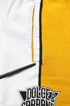 Yellow Cotton Jogger Skinny Sweatpants Pants