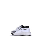 White Calf Leather Bos Taurus Low Top Sneakers