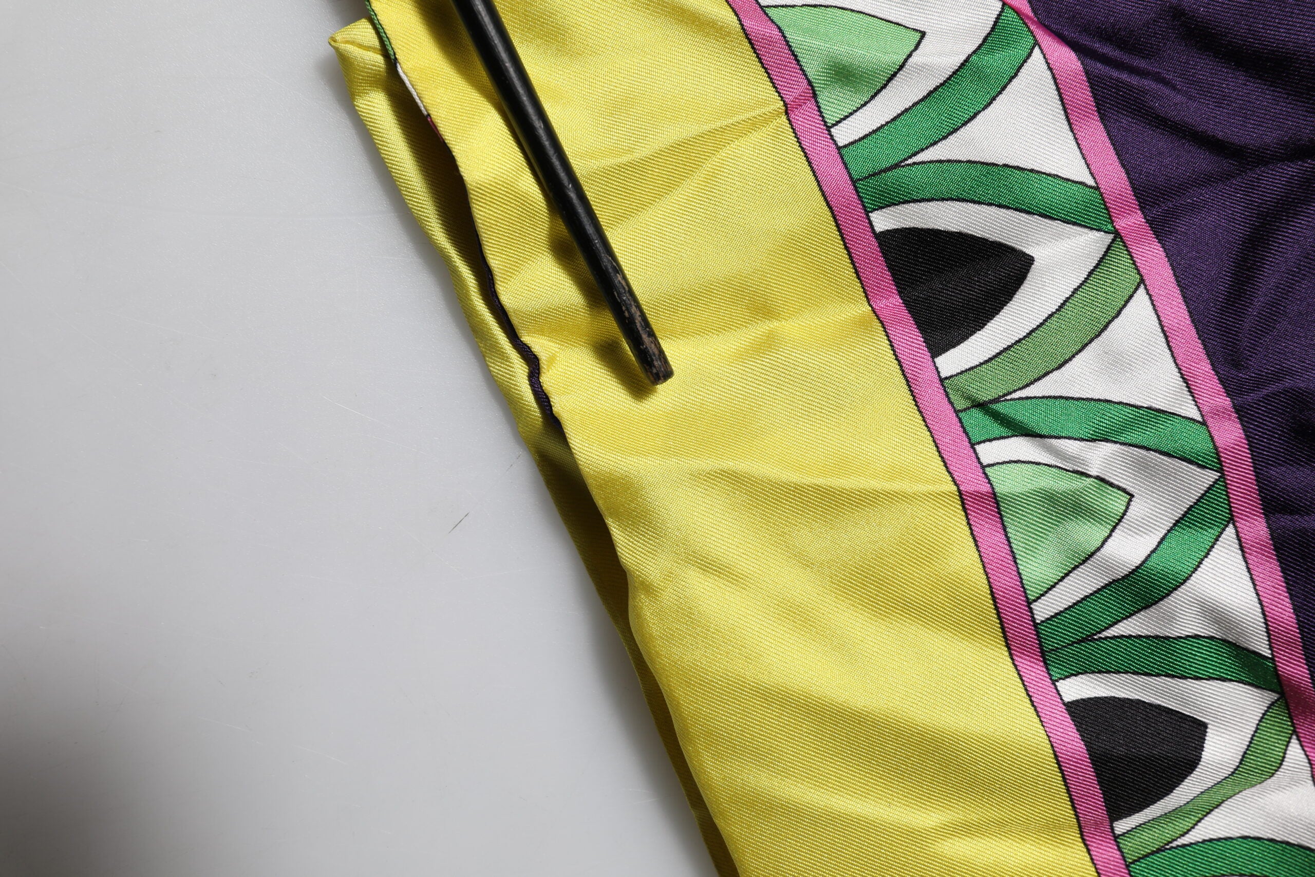 Blue Floral Print Silk Long Sleeves Wrap Robe