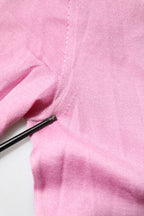 Pink Floral Detailing Cardigan Sweater