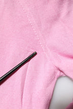 Pink Floral Detailing Cardigan Sweater