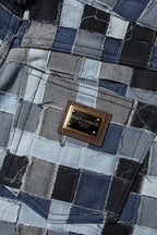 Multicolor Patchwork Skinny Denim Jeans