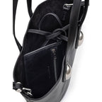 Black Leather Shoulder Bag