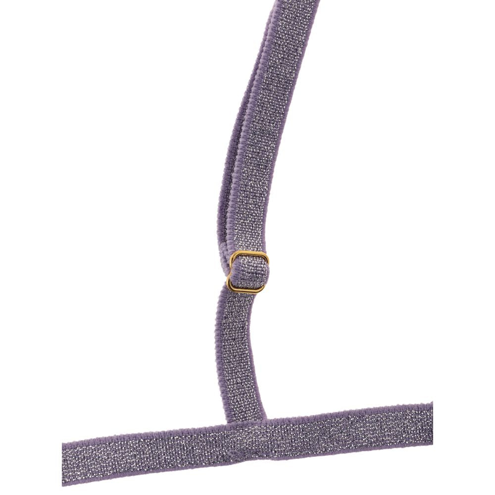 Purple Polyamide Bra