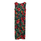 Bicolor Viscose Long Dress