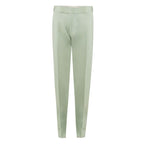 Green Viscose Chino Pants