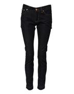 Blue Cotton PRETTY LowWaist Skinny Denim Jeans