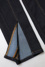 Blue Cotton High Waist Skinny Denim Jeans