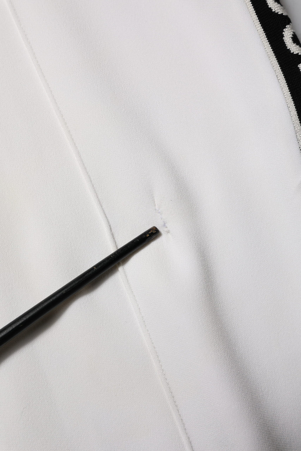 White Viscose Jogger Sweatpants Pants
