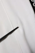 White Viscose Jogger Sweatpants Pants