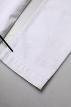 White Floral Embroidery GIRLY Denim Jeans