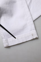 White Floral Embroidery GIRLY Denim Jeans