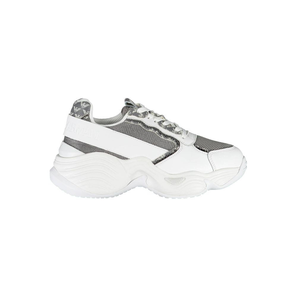 Bianco Polyurethane Women Sneaker