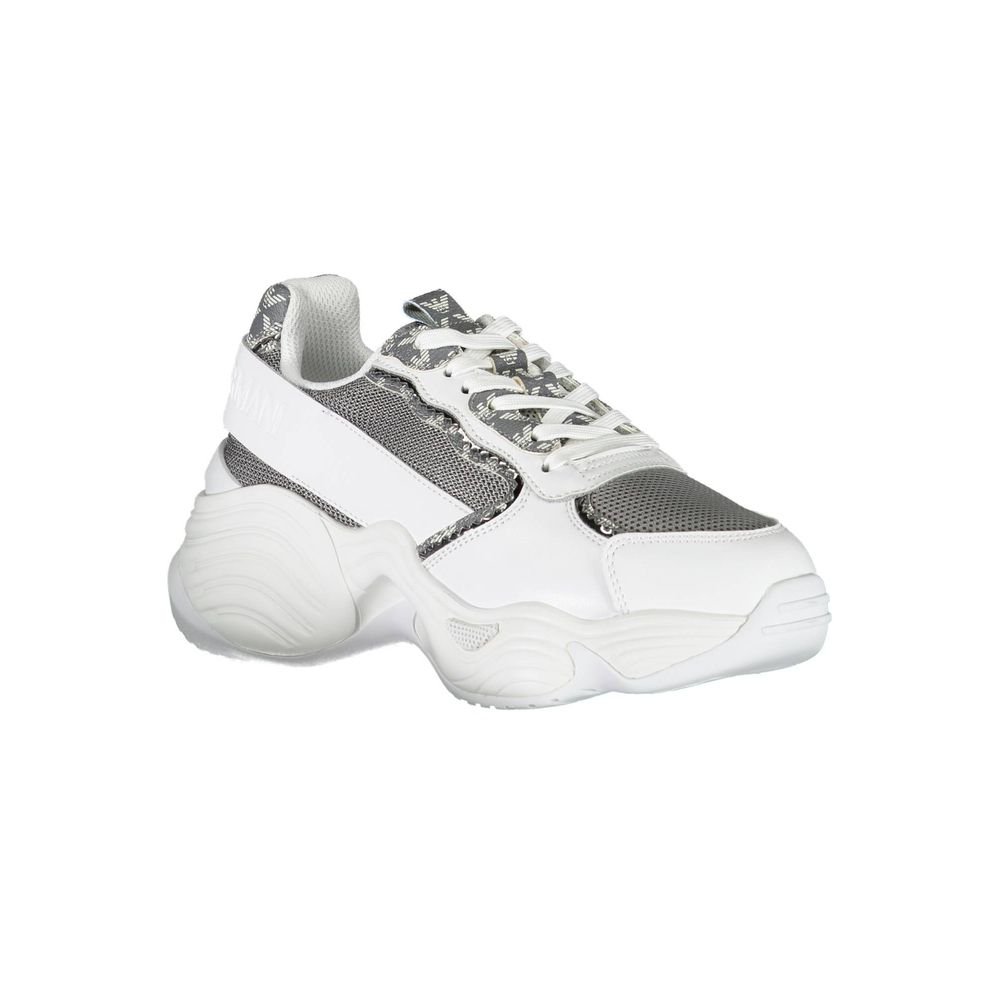 Bianco Polyurethane Women Sneaker