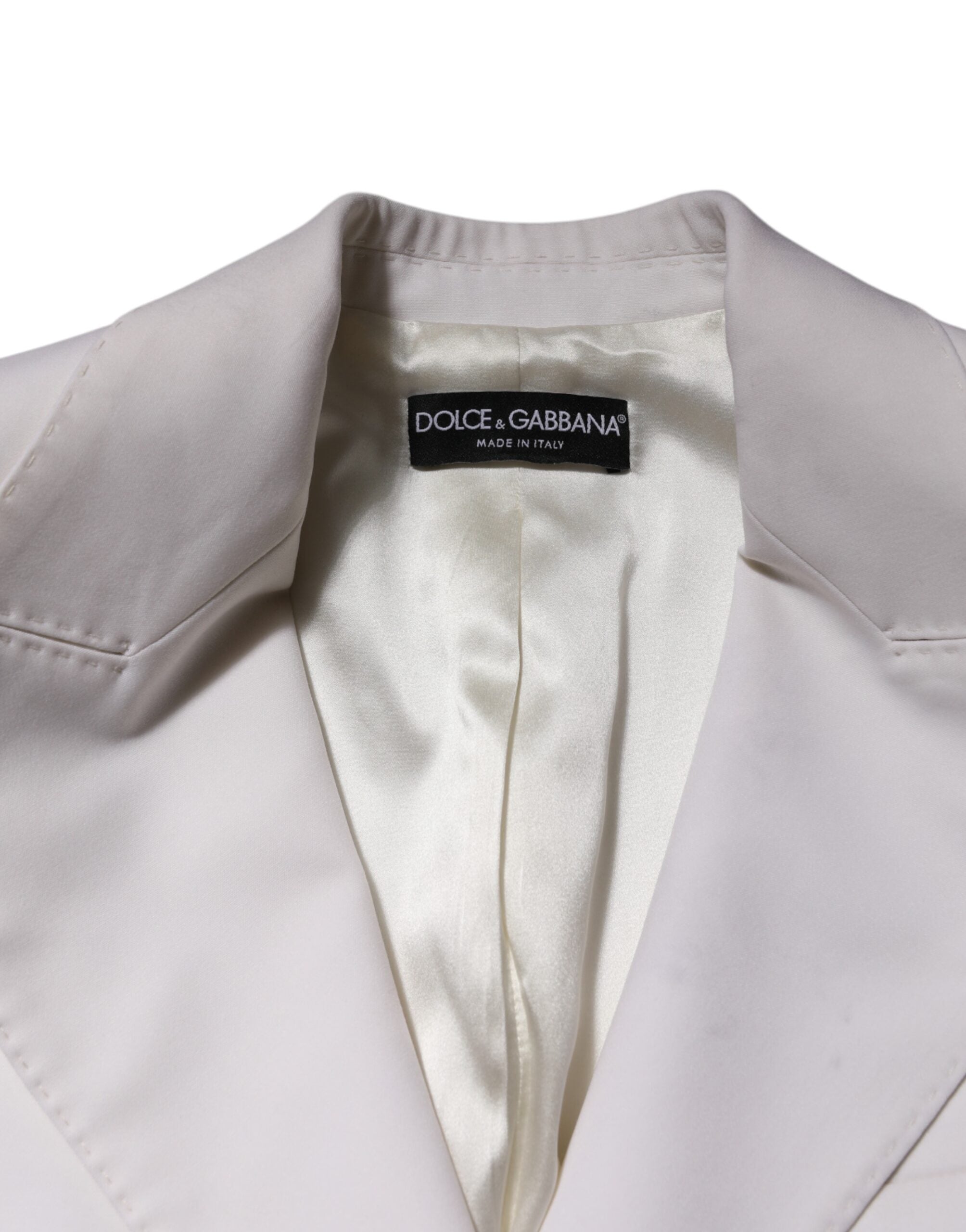White Wool Single Breasted Women Coat Jacket