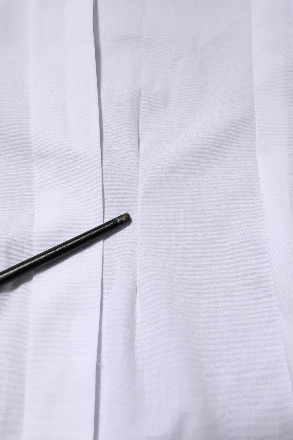 White Cotton Long Sleeves Collared Shirt Top