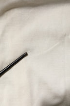 White Silk Lily Embellished Cardigan Sweater