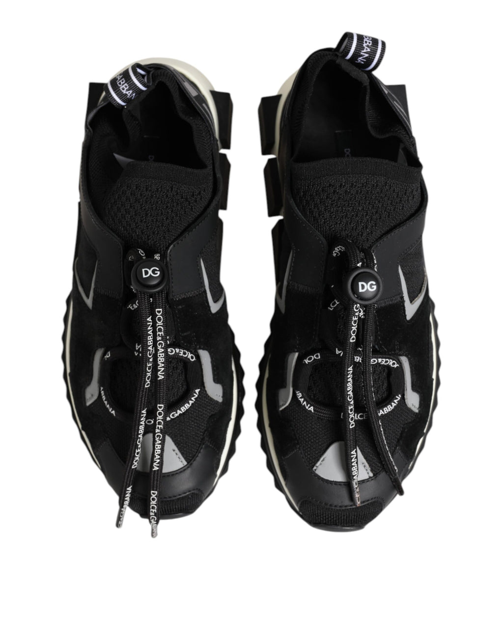 Black White Logo Sorrento Sneakers Shoes