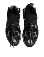 Black White Logo Sorrento Sneakers Shoes