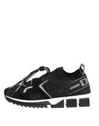 Black White Logo Sorrento Sneakers Shoes