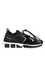 Black White Logo Sorrento Sneakers Shoes