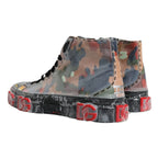 Multicolor Camouflage High Top Sneakers Shoes