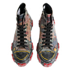 Multicolor Camouflage High Top Sneakers Shoes