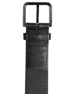 Green Black Polyester DG Logo Buckle Belt
