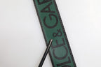 Green Black Polyester DG Logo Buckle Belt